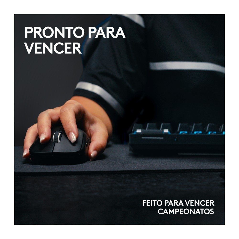 Teclado Gamer Sem Fio Logitech G Pro X com design TKL, Layout US, RGB LIGHTSYNC e Switch Exclusivo GX Brown Tactile, Preto- 920-012127 Teclado Gamer Sem Fio Logitech G Pro X com design TKL, Layout US, RGB LIGHTSYNC e Switch Exclusivo GX Brown Tactile, Preto- 920-012127