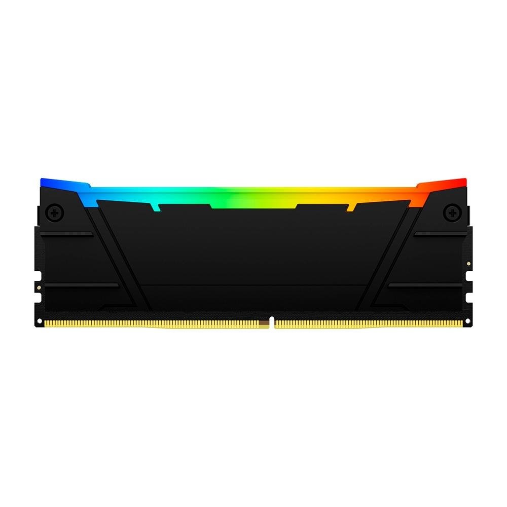 Memória RAM Kingston Fury Renegade, RGB, 16GB, DDR4, (2x8GB), 3600MHz, CL16, Preto - KF436C16RB2AK2/16 Memória RAM Kingston Fury Renegade, RGB, 16GB, DDR4, (2x8GB), 3600MHz, CL16, Preto - KF436C16RB2AK2/16