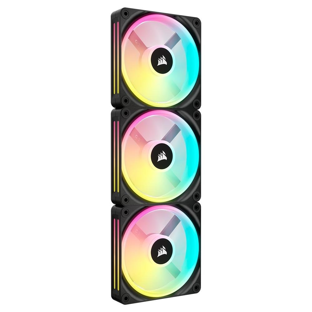 Corsair LL120×3+iCUE COMMANDER COREXTセット Kit Fan Corsair LL120 Black RGB - Fantasy Gaming - Fantasy Gaming