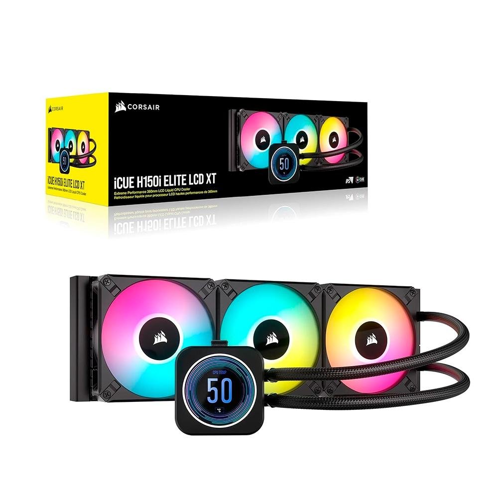 Water Cooler Corsair iCUE H150i Elite | KaBuM!