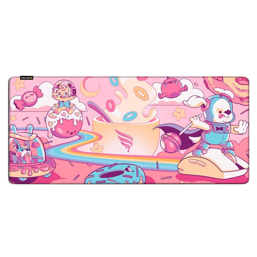 (美品)ムチョカワークス　ジョイプー Mousepad Gamer Fallen Space Candy | KaBuM!