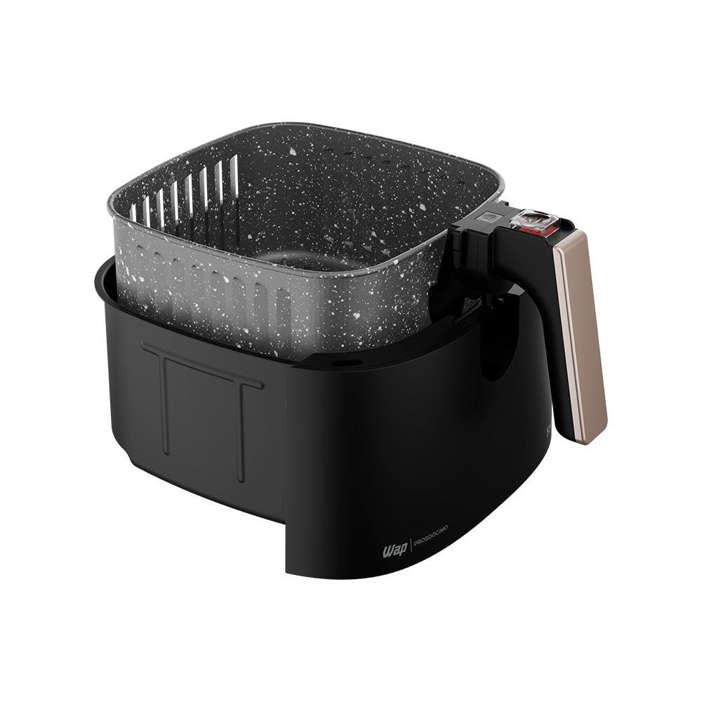Fritadeira Air Fry Sem Óleo WAP Grand Family, 5.2L, 1500W, Com Cesto e Grelha, Removíveis e Duplo Revestimento Antiaderente, 127V - FW009539 Fritadeira Air Fry Sem Óleo WAP Grand Family, 5.2L, 1500W, Com Cesto e Grelha, Removíveis e Duplo Revestimento Antiaderente, 127V - FW009539