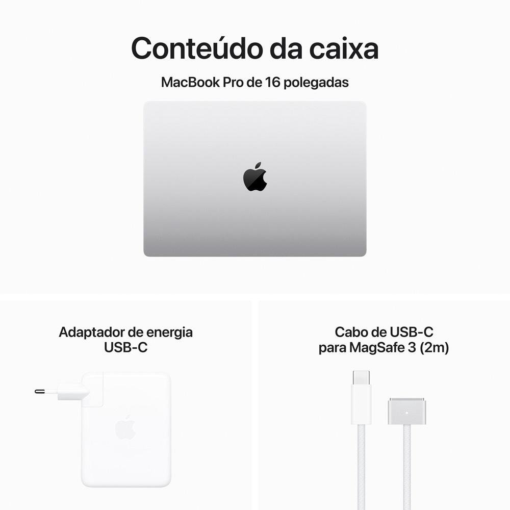Notebook MacBook Pro Apple Tela Retina 16 | KaBuM!