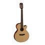 Cort Violão Eletroacústico Nylon CEC3 NS Natural Satin