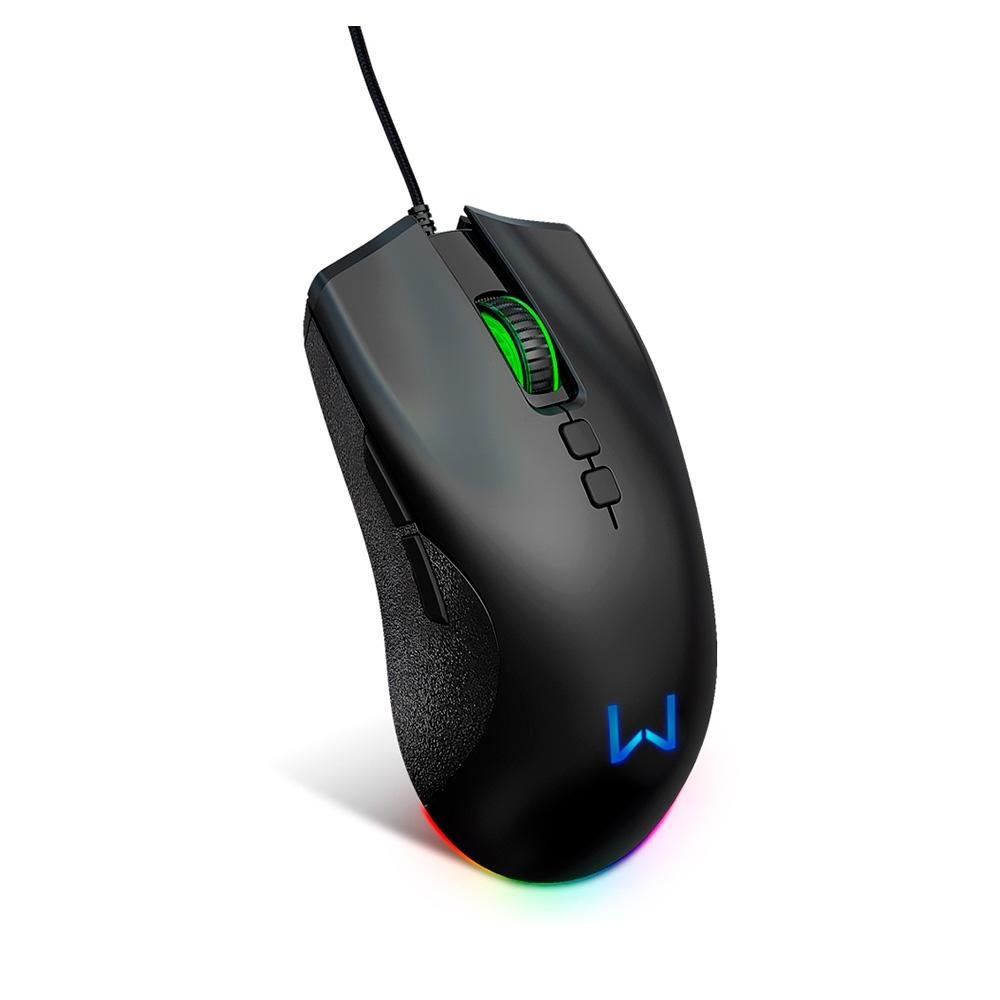 Mouse Gamer Warrior Rush, 7 Botões, RGB | KaBuM!