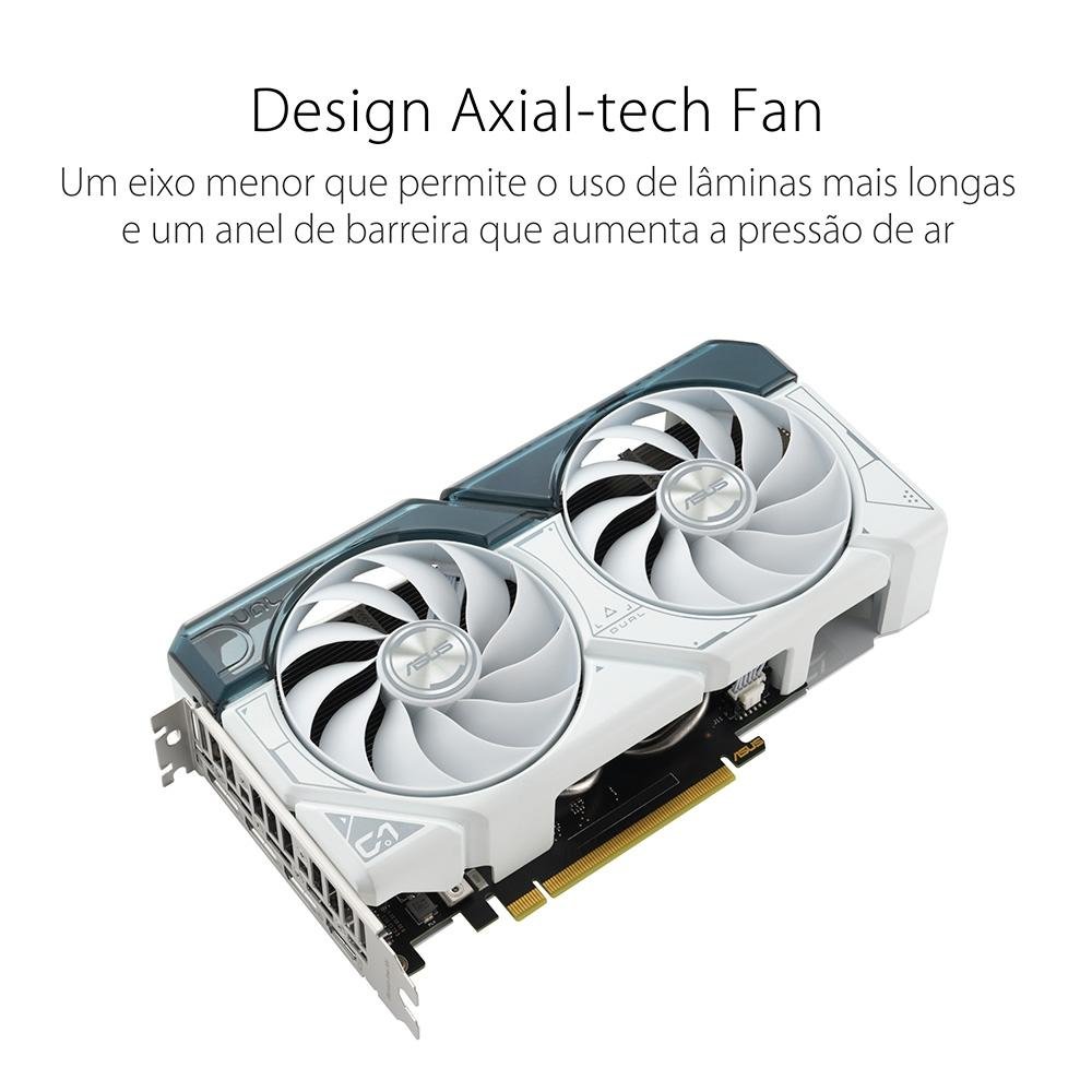 Placa de Vídeo RTX 4060 TI DUAL O8G | KaBuM!