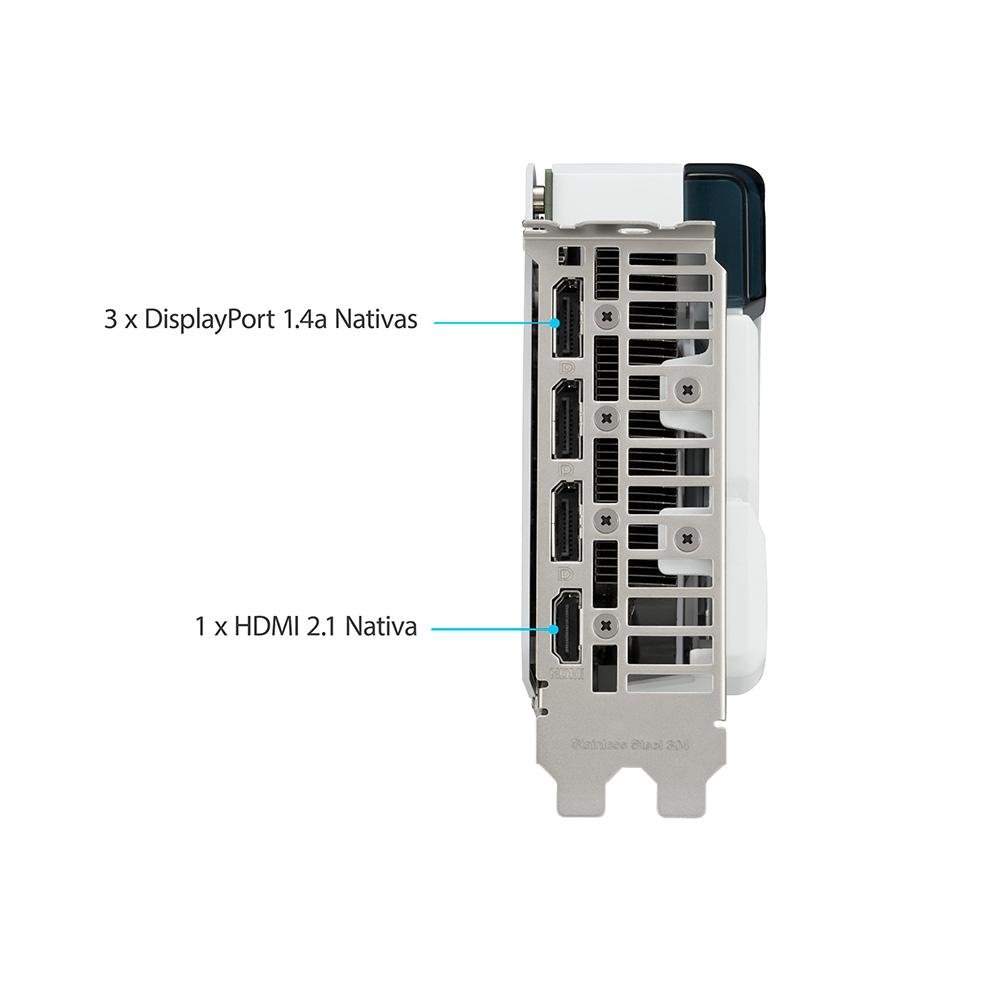 ASUS GeForce RTX 4060 Ti OC 8GB ホワイト Placa de Vídeo Asus Dual NVIDIA GeForce RTX 4060 Ti EVO White OC