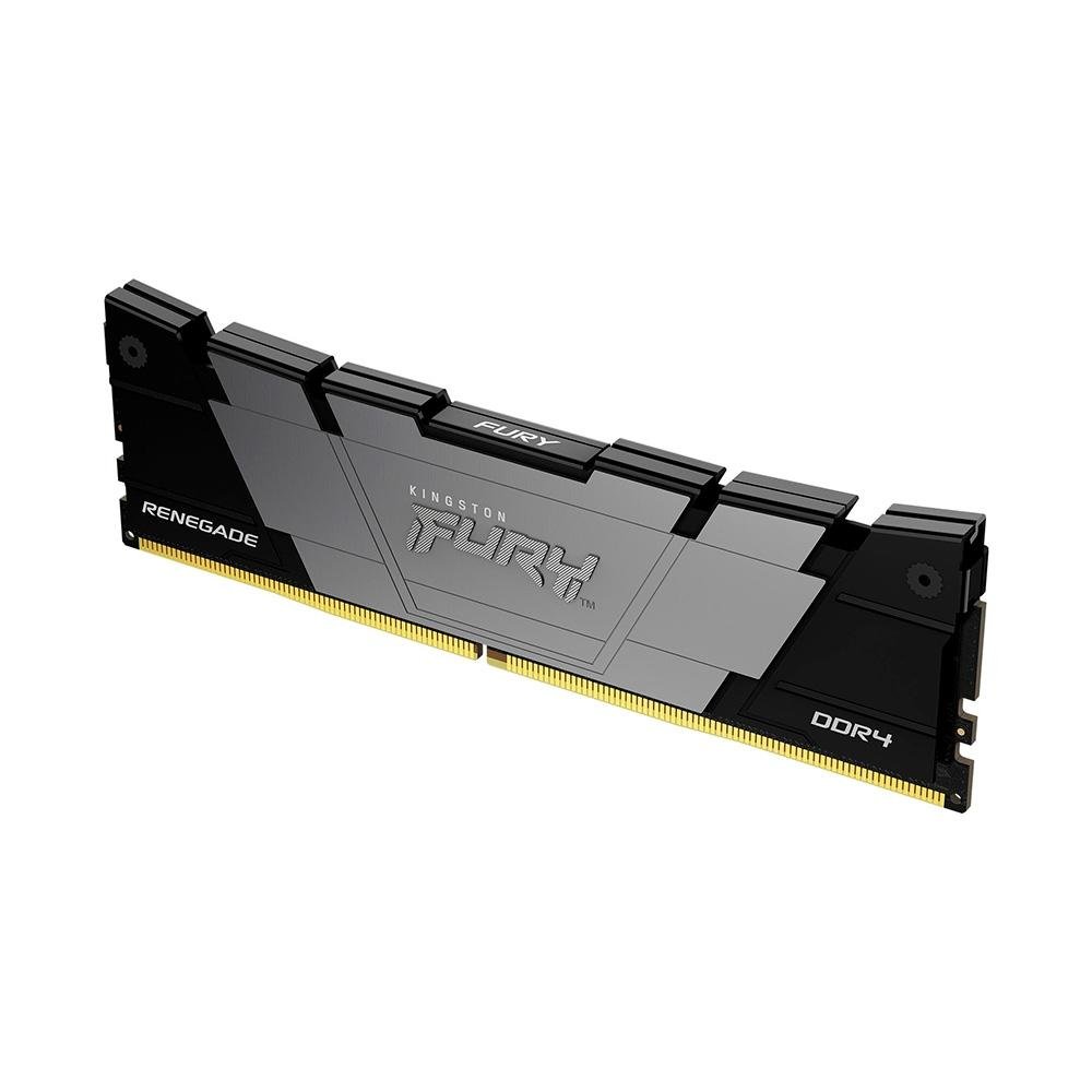 Memória RAM Kingston Fury Renegade, 16GB, 4000MHz, DDR4, CL19, Preto - KF440C19RB12/16