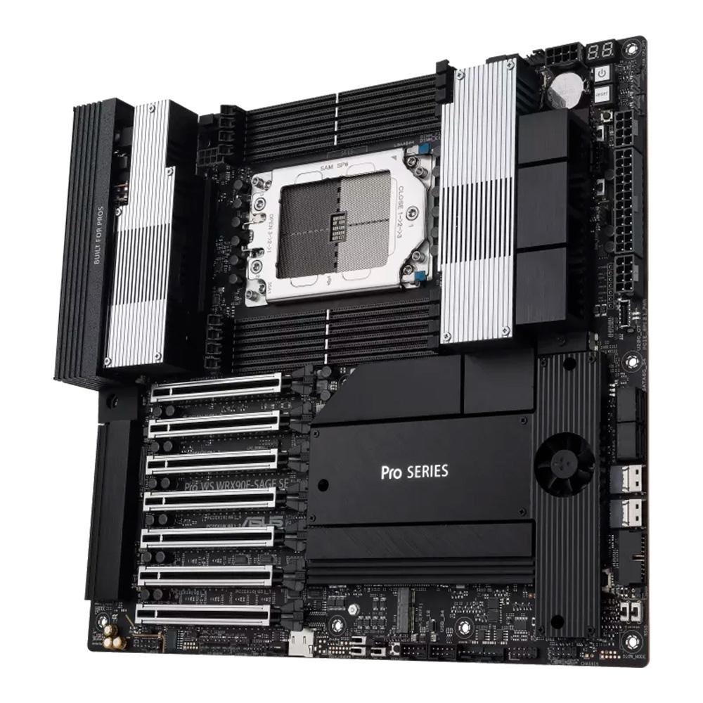 Placa-Mãe ASUS Pro WS WRX90E-SAGE SE, AMD sTR5, WRX90, DDR5, Preto - 90MB1FW0-M0EAY0
