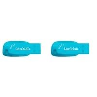 Kit 2 Pen Drives 32GB e 64GB SanDisk Ultra Shift, USB 3.2 Flash Drive, Azul