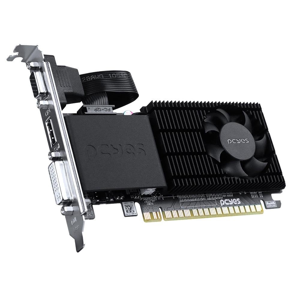 Placa de Vídeo R5 230 PCYes Projeto Edge Low Profile NVIDIA GeForce, 2GB DDR3 - PPER230DR3LPBR