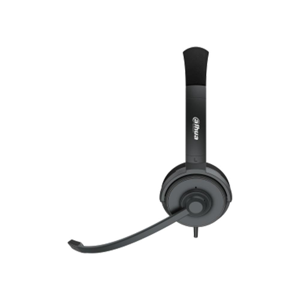 Headset Dahua, Controles de Áudio Integrado e Microfone, USB, Preto - VCS-ER200