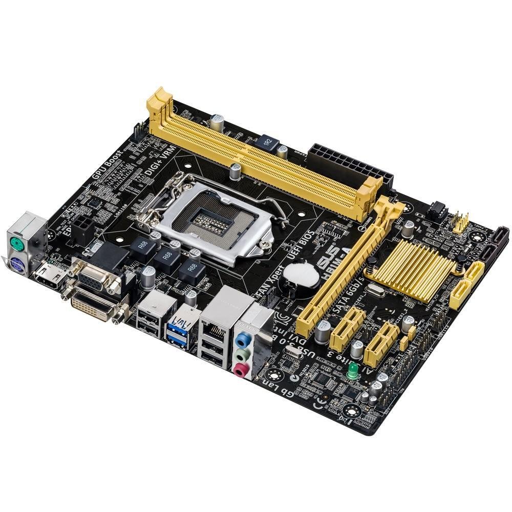 Placa-Mãe ASUS p/ Intel LGA 1150 mATX H81M-A/BR, 2xDDR3 HDMI/DVI/VGA, 5X Protection, USB3.0, SATA 6GB/s, Rede Gigabit, Bios UEFI Placa-Mãe ASUS p/ Intel LGA 1150 mATX H81M-A/BR, 2xDDR3 HDMI/DVI/VGA, 5X Protection, USB3.0, SATA 6GB/s, Rede Gigabit, Bios UEFI