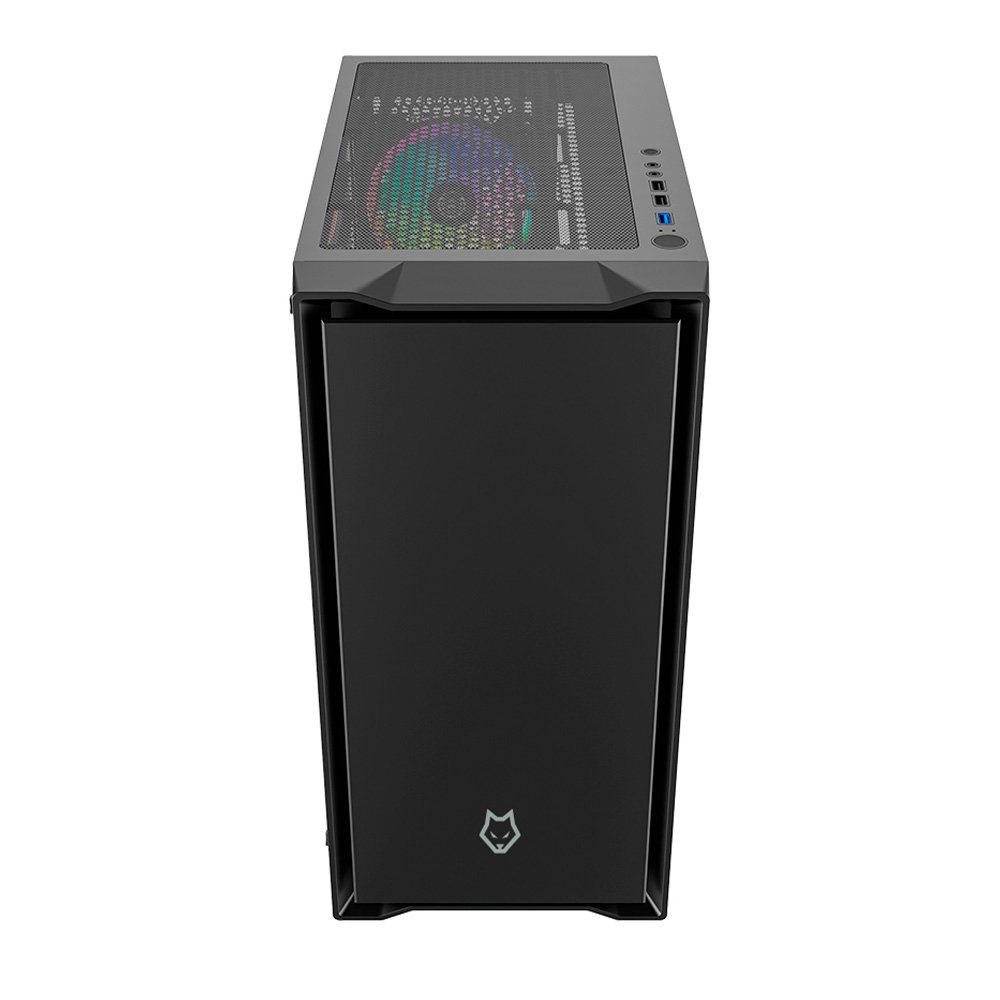 Gabinete Gamer Husky Dome 110, Mid Tower, ATX, Lateral em Vidro, Sem FANs, Preto - HGN110PT Gabinete Gamer Husky Dome 110, Mid Tower, ATX, Lateral em Vidro, Sem FANs, Preto - HGN110PT