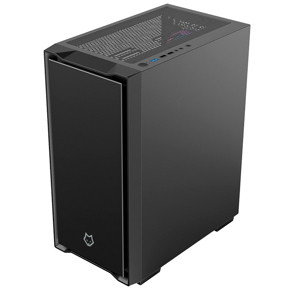 Gabinete Gamer Husky Dome 110, Mid Tower, ATX, Lateral em Vidro, Sem FANs, Preto - HGN110PT Gabinete Gamer Husky Dome 110, Mid Tower, ATX, Lateral em Vidro, Sem FANs, Preto - HGN110PT