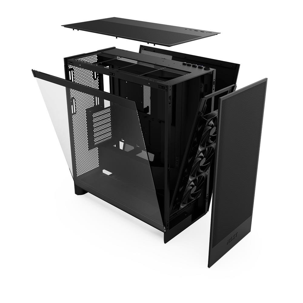 Gabinete Gamer NZXT H7 Flow Preto | KaBuM!