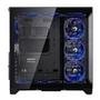 Gabinete Gamer Rise Mode Galaxy Glass Standard V2, Mid Tower, ATX, Lateral e Frontal em Vidro Temperado, Sem FANs, Preto - RM-GA-GGST2-FB