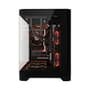 Gabinete Gamer Liketec Madness, Mini Tower, M-ATX, Lateral e Frontal em Vidro Temperado, Sem FANs, Preto - LC-CB3X2-MADNESS-2072