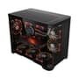 Gabinete Gamer Liketec Madness, Mini Tower, M-ATX, Lateral e Frontal em Vidro Temperado, Sem FANs, Preto - LC-CB3X2-MADNESS-2072