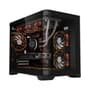 Gabinete Gamer Liketec Madness, Mini Tower, M-ATX, Lateral e Frontal em Vidro Temperado, Sem FANs, Preto - LC-CB3X2-MADNESS-2072