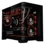 Gabinete Gamer Liketec Madness, Mini Tower, M-ATX, Lateral e Frontal em Vidro Temperado, Sem FANs, Preto - LC-CB3X2-MADNESS-2072