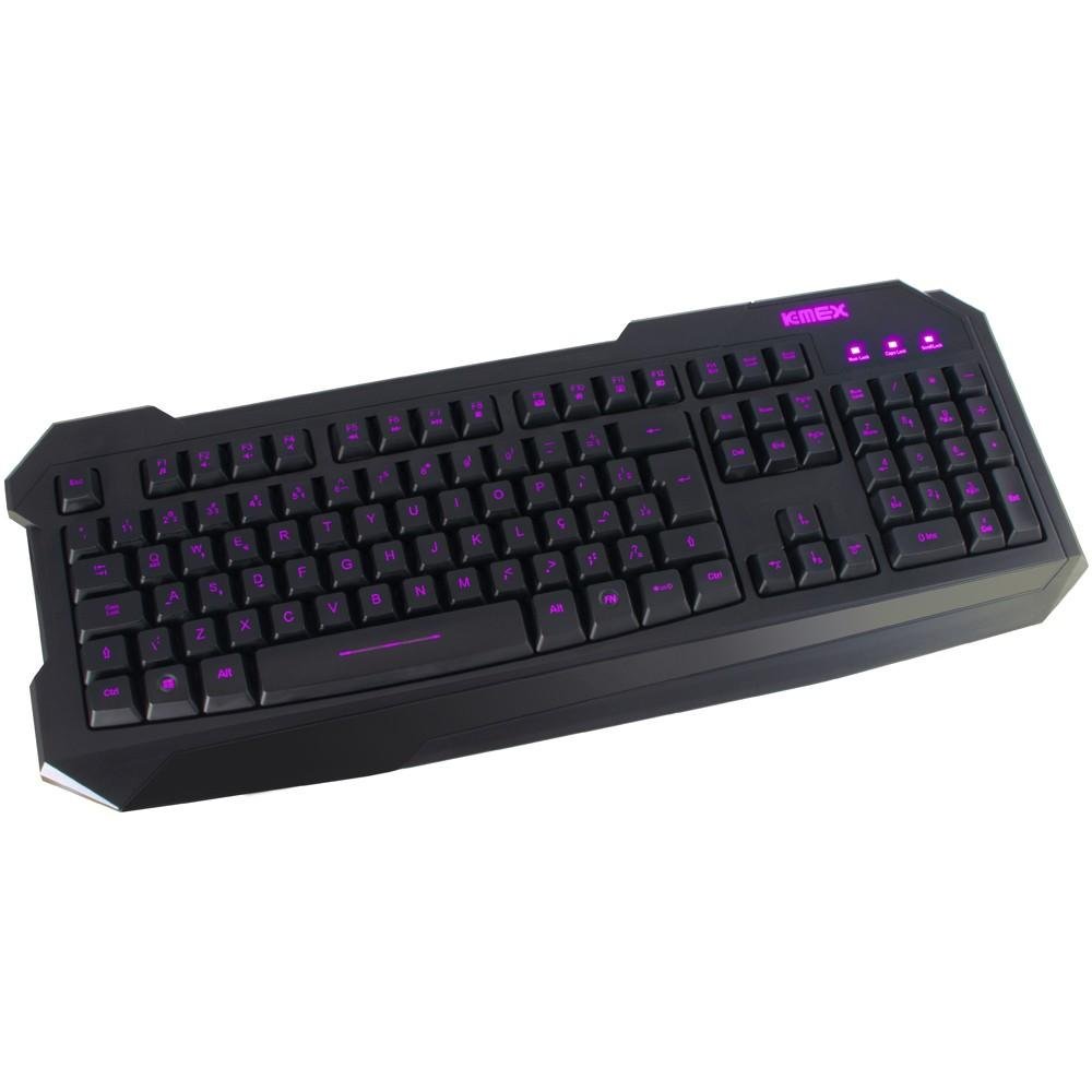 Teclado Gamer K-mex Multimídia ABNT2 KM-F228-U0001CB0X