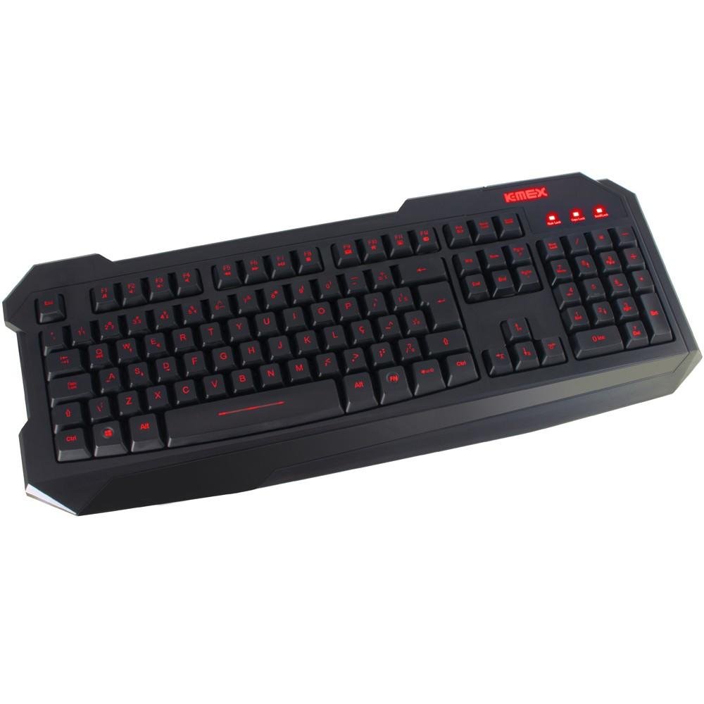 Teclado Gamer K-mex Multimídia ABNT2 KM-F228-U0001CB0X