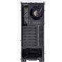 Gabinete Gamer PCYES mid-tower Rhino Branco com  3 fans LED Azul Lateral em acrílico – RHINOBCOAZ3FCA