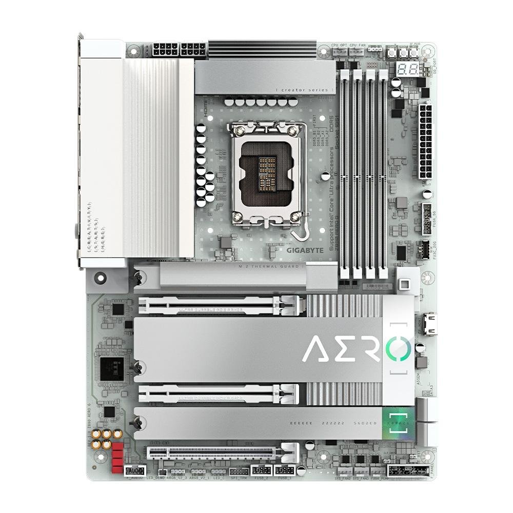 Placa Mãe Gigabyte Z890 AERO G, Intel, ATX, DDR5, RGB, Wi-Fi 7, Bluetooth - Z890 AERO G