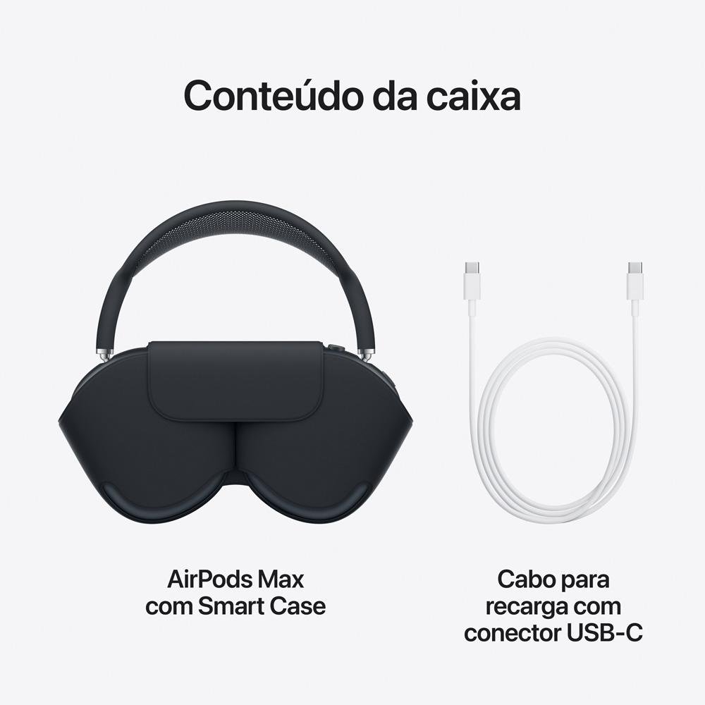 AirPods Max Apple Meia-Noite | KaBuM!