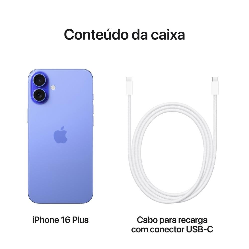 iPhone 16 Plus 128GB Ultramarino: o Novo iPhone |