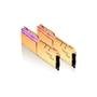 Memória RAM G.Skill Trident Z Royal Gold RGB 32GB (2x16GB), DDR4, 3000MHz, CL16, Intel XMP, Dourado- F4-3000C16D-32GTRG