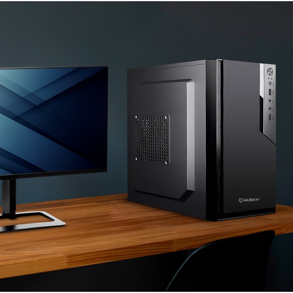 Gabinete Office Husky 200, Micro ATX, Mini ATX, Preto - HGO200PT Gabinete Office Husky 200, Micro ATX, Mini ATX, Preto - HGO200PT