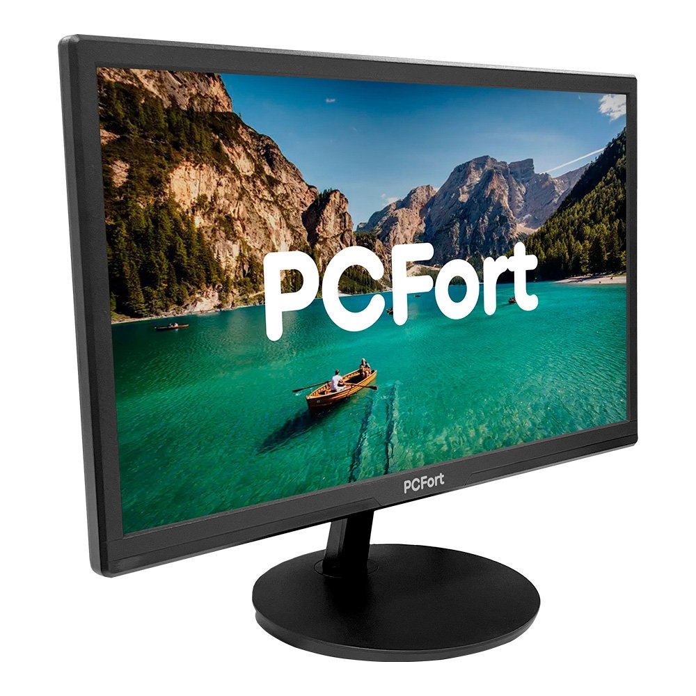 Monitor PCFort 21.5", Full HD, 60Hz, VGA e HDMI, Preto - F2130