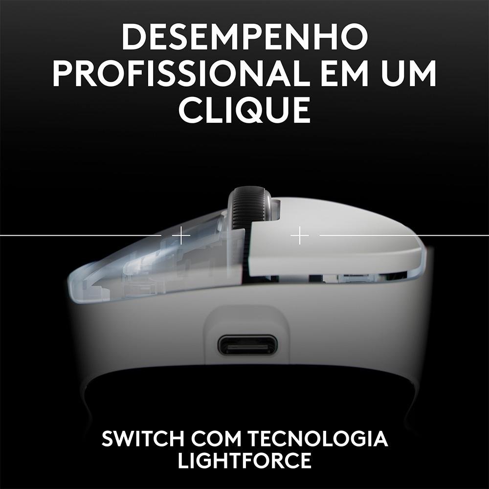 Mouse Gamer Sem Fio Logitech G Pro X | KaBuM!