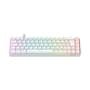 Teclado Mecânico Gamer Hyrax Thunder Pro, Switch Huano Vermelho, RGB, Layout 65%, USB-C, ABNT2, Branco - HCK65W-RED-RGB