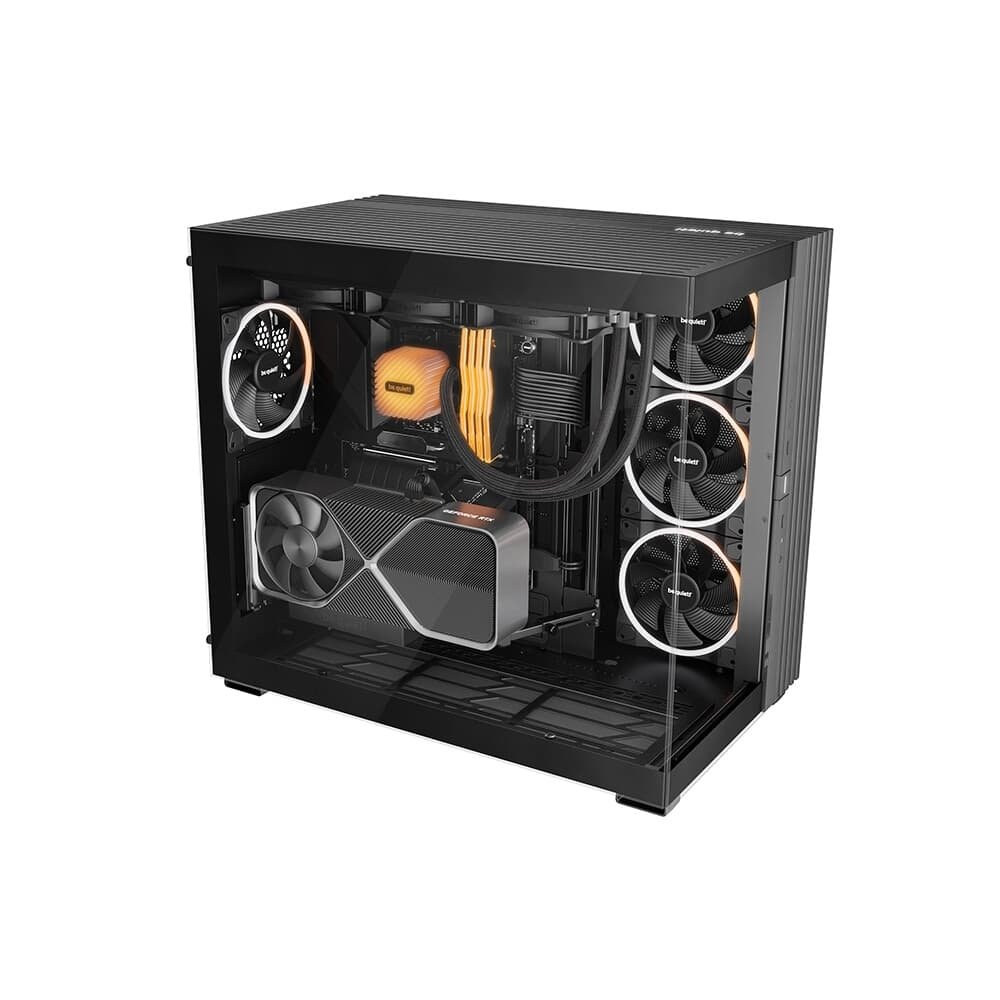 Gabinete Gamer Be Quiet Light Base 900 FX, Full Tower, ARGB, Lateral em Vidro, Preto - BGW71