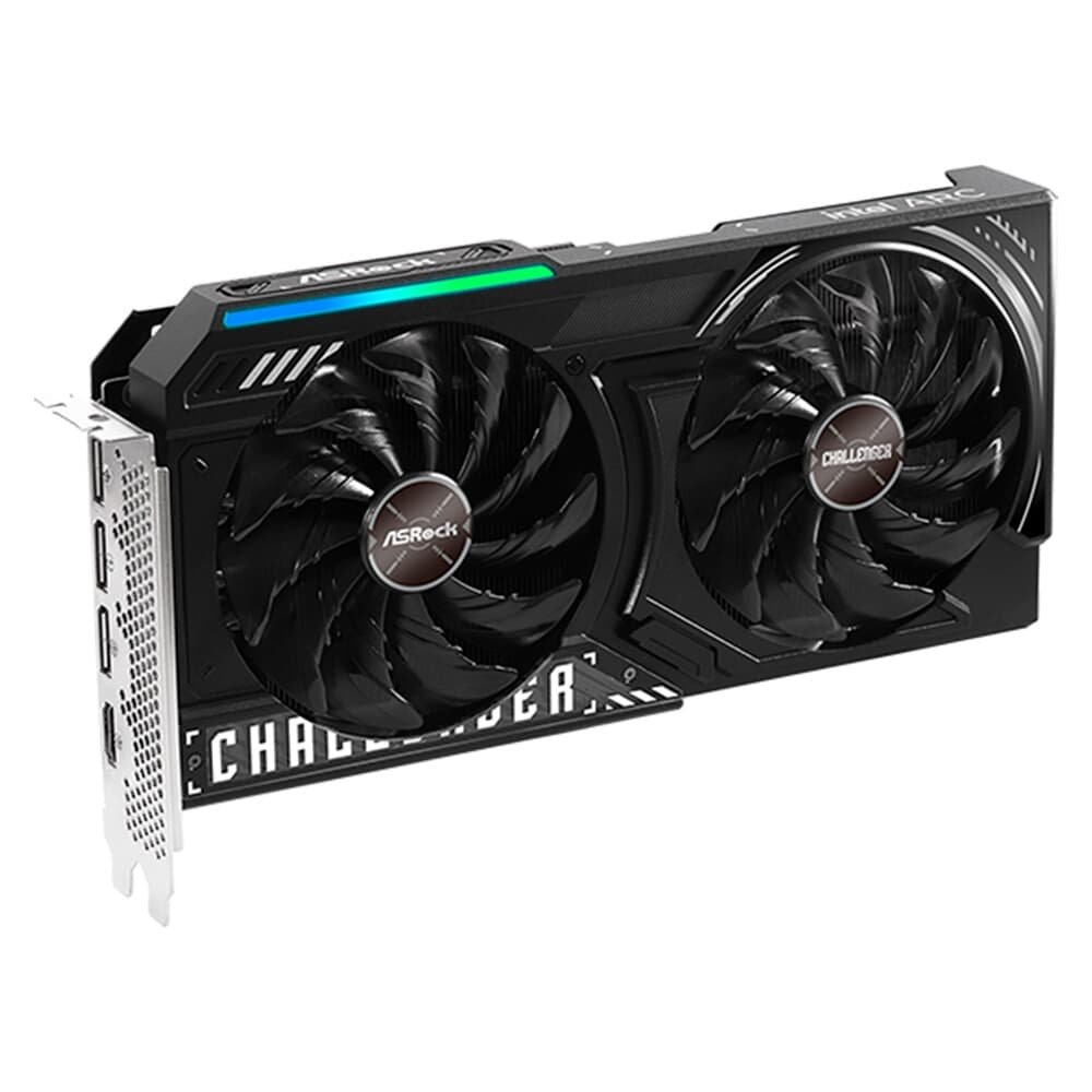 Placa de Vídeo ASRock Intel Arc B580 Challenger 12G OC, 12GB, GDDR6, 2740MHz - 90-GA5LZZ-00UANF Placa de Vídeo ASRock Intel Arc B580 Challenger 12G OC, 12GB, GDDR6, 2740MHz - 90-GA5LZZ-00UANF