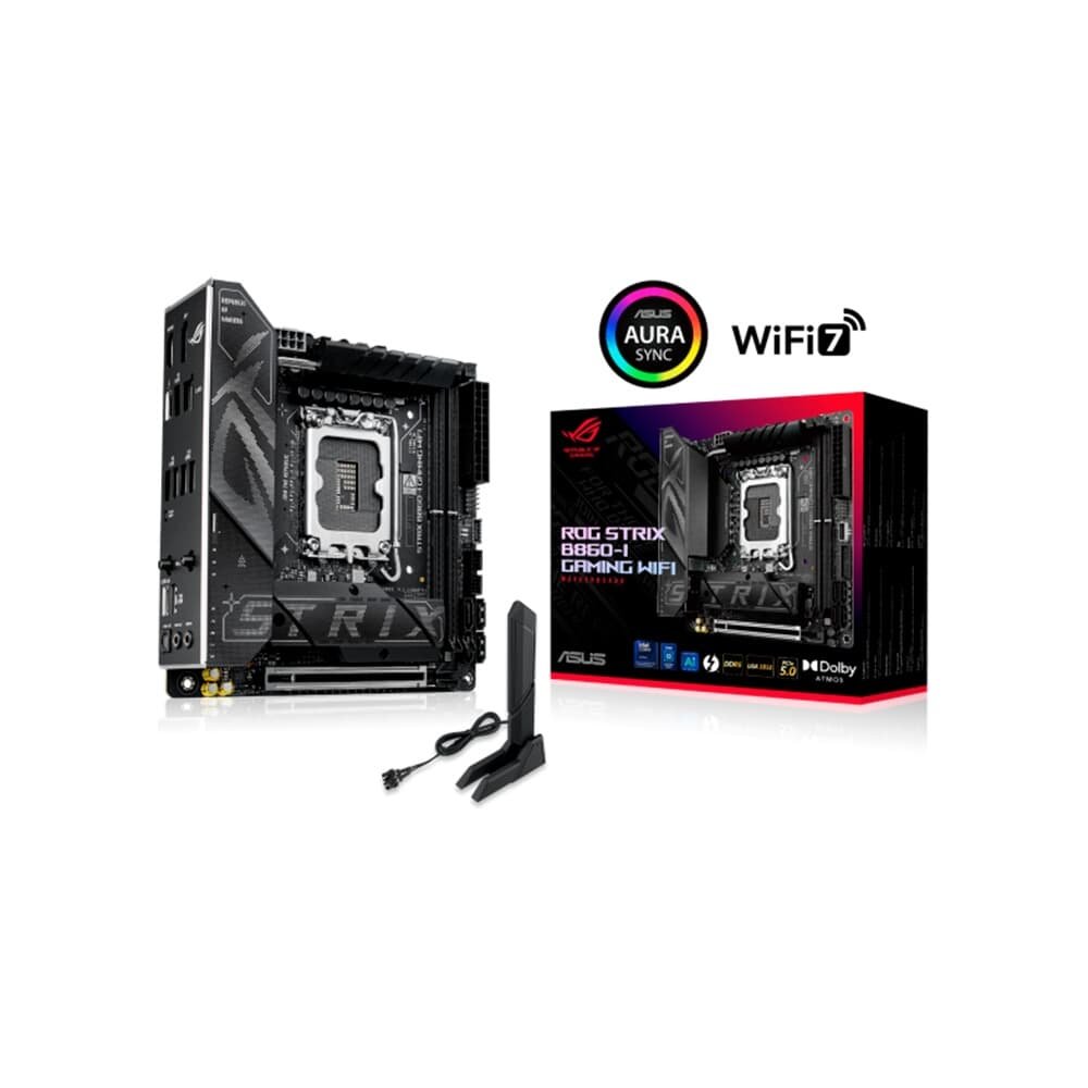 ROG STRIX B660-I GAMING WIFI + おまけ Placa Mãe Asus ROG Strix B660-I Gaming LGA 1700 - Peças para