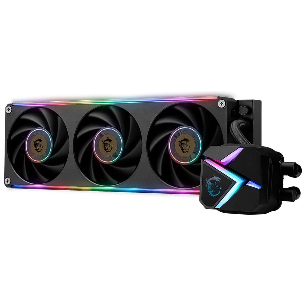 Water Cooler MSI MAG Coreliquid C360 V2, ARGB, 360mm, Intel e AMD, Preto - CLC360V2