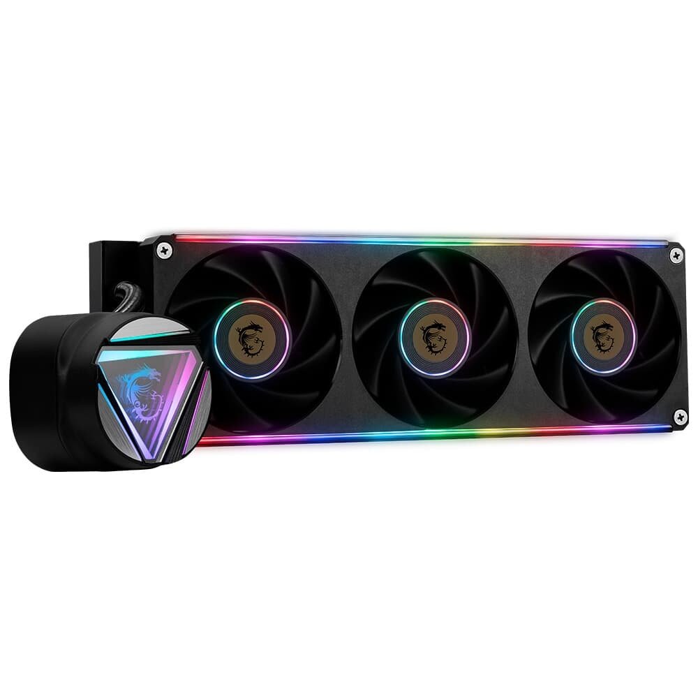 Water Cooler MSI MAG Coreliquid C360 V2, ARGB, 360mm, Intel e AMD, Preto - CLC360V2