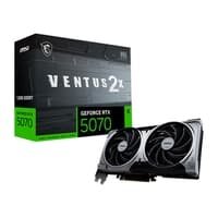 Placa de Vídeo MSI GeForce RTX 5070 12G VENTUS 2X OC,12 GB GDDR7, 28Gbps, NVIDIA® GeForce RTX? 5070- G5070-12V2C