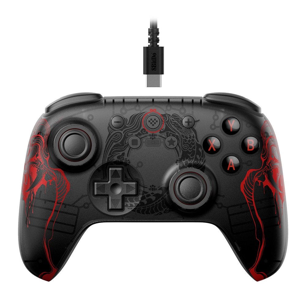 Controle 8BitDo Ultimate 2C, Black Myth Wukong, Preto - 82CD05 Controle 8BitDo Ultimate 2C, Black Myth Wukong, Preto - 82CD05