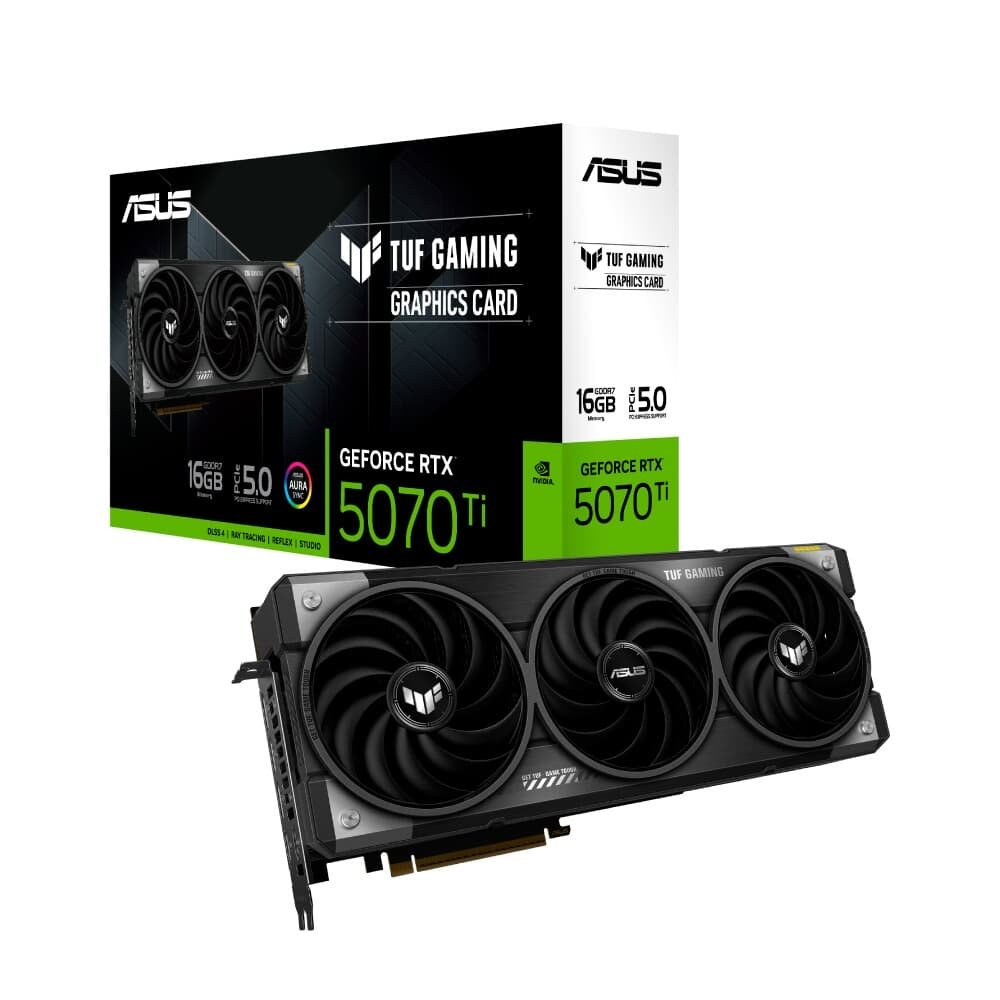 グラフィックボード・グラボ・ビデオカード ASUS TUF GeForce RTX 5070Ti 16G Placa de Vídeo ASUS TUF RTX5070 TI 16G | KaBuM!