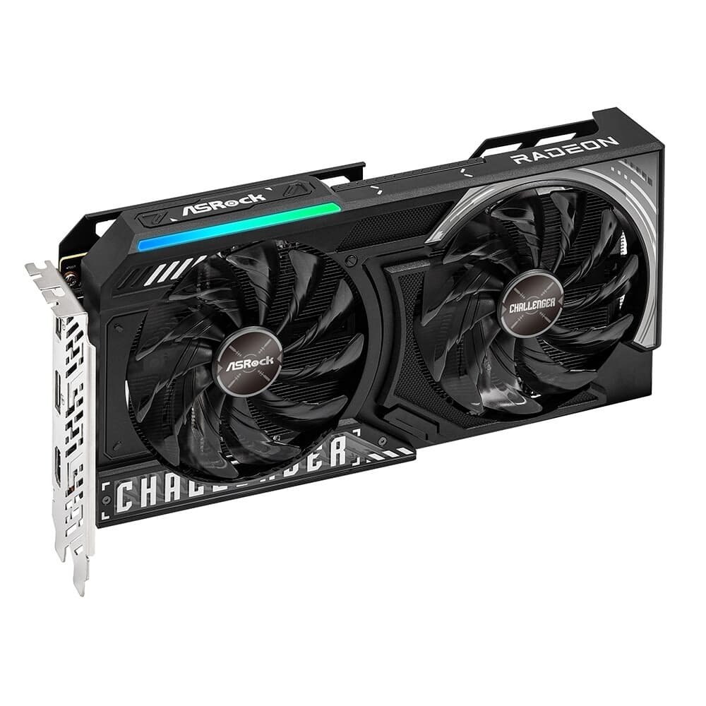 グラフィックボード・グラボ・ビデオカード ASRock Radeon RX 9060 XT 8GB Placa de Vídeo ASRock RX9060XT CL 8GO | KaBuM!