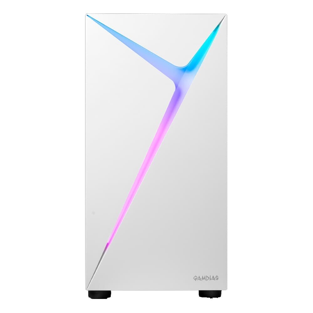 Gabinete Gamer Gamdias Argus E4 Elite, Mid Tower, ATX, Lateral em Vidro Temperado, Branco - ARGUS E4 ELITE W Gabinete Gamer Gamdias Argus E4 Elite, Mid Tower, ATX, Lateral em Vidro Temperado, Branco - ARGUS E4 ELITE W