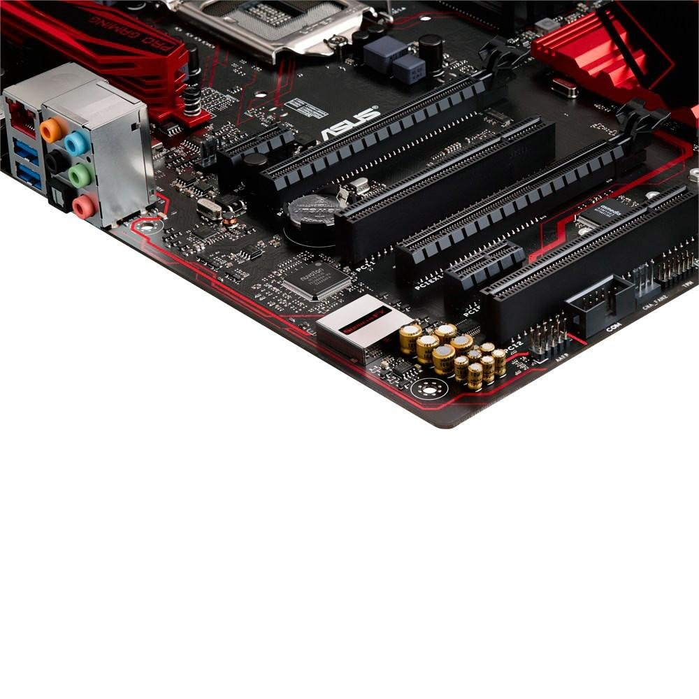 Placa-Mãe ASUS p/ Intel LGA 1151 ATX B150, PRO GAMING/AURA, 4x DDR4, PCI-E 3.0, LED RGB, Rede Intel, USB 3.1 Tipo A e C, CrossfireX, VR