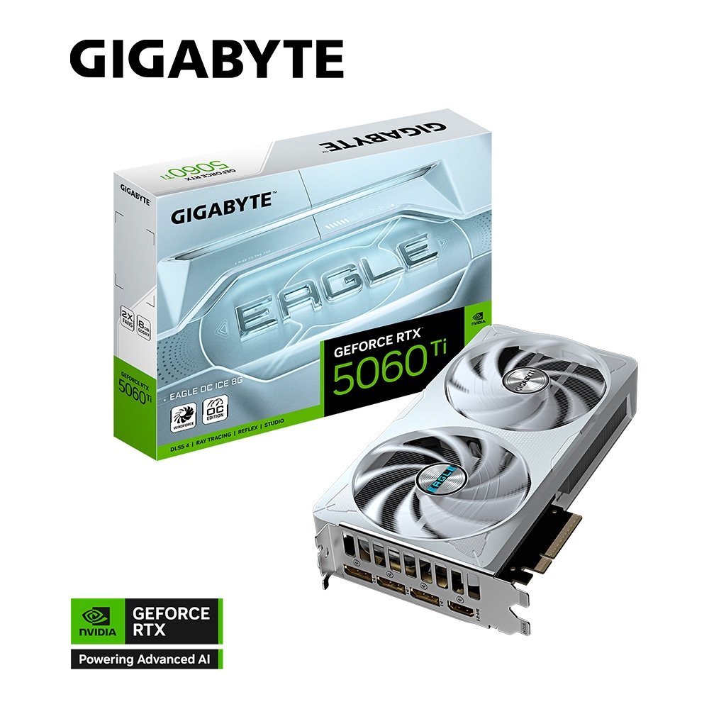 RTX 5060 Ti EAGLE OC ICE 8G Gigabyte | KaBuM!