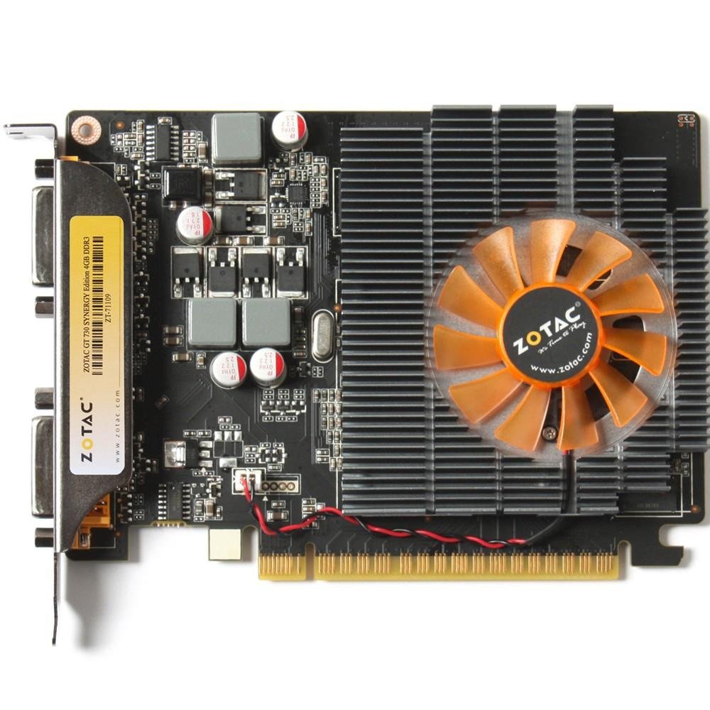 Placa de Vídeo VGA NVIDIA Zotac GEFORCE GT 730 4GB DDR3 128Bits 1066MHZ DVI/Mini HDMI ZT-71109-10L Placa de Vídeo VGA NVIDIA Zotac GEFORCE GT 730 4GB DDR3 128Bits 1066MHZ DVI/Mini HDMI ZT-71109-10L