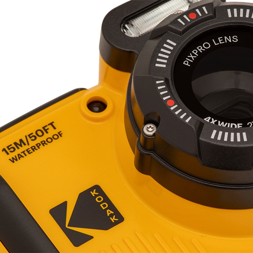 Câmera Kodak PIXPRO WPZ2 16MP Amarela | KaBuM!